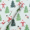 thumbnail image 3 of Holiday Time Multi-Color Santa Christmas Wrapping Paper, 15 Sq ft, 3 of 4
