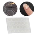 thumbnail image 1 of 480 piezas de pestañas adhesivas finas para uñas, puntas de doble cara, 20 480 piezas 03 mm amarillo Colcomx Pestañas adhesivas, 1 of 8