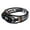 Black#1274, variant on Fashion Leather Beading Bracelet Strap for Mi Band 6, Comfortable Weave Replacement Band with Secure Fit, Elegant Design for Sports and Daily Use