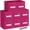 Dark pink, variant on Fabric storage cubes (8 Pack) 13 Inch Cube Storage Bin, cube organizer bins with 8 Labels Window Cards & a Pen, Foldable cube organizer bins and Storage Box, Dark pink