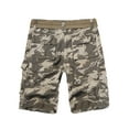thumbnail image 2 of KOCTHOMY Cotton Cargo Short for Men, Relaxed Fit Camo Outdoor Hiking Work Comfor Casual Shorts with 9 Pockets (No Belt) Camo Size 38, 2 of 7