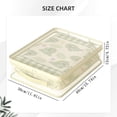 thumbnail image 3 of 1 Pc Clear Zippered Storage Bags Plastic Sweater Storage Bags with Zipper Clothing Organizer Transparent Storage Bag for Blankets Linen Sweater Bed Sheet Quilt Clothes, 15.74"x11.81"x4.72", 3 of 8