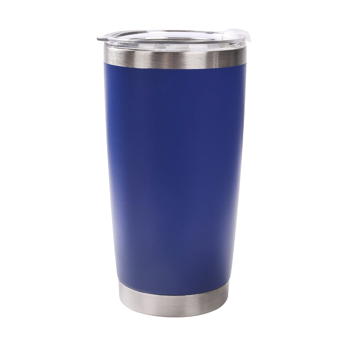 1pc Dark Blue Insulated Stainless Steel Glass, Reusable Steel
