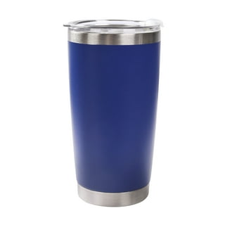 ExcelSteel 14 oz. Red and Blue Double Walled Stainless Steel Coffee Tumbler  with Hanging Loop (2-Pack) 148 - The Home Depot
