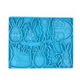 thumbnail image 1 of Binwennn Easter Keychain Collection Silicone DIY Rabbit Pendant Epoxy Products Candy Melting Pot Valentine Candy Baby Bunny Cake Pan Toaster Oven 9x13 Pan Easter Candy Lollipop Foil Pans with Lids, 1 of 4