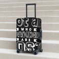 thumbnail image 6 of Fuzoiu Not All Who Wander Are Lost 2 Print Suitcase Cover,Washable Luggage Covers for Suitcase,Elastic Luggage Protector Cover,Scratch Resistant Travel Suitcase Covers-X-Large, 6 of 7
