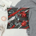 thumbnail image 2 of Orinice Motorcycle Graphic Decorative Cushion Throw Pillow Cover for Home Couch Bed Sofa Pillowcase 22x22in, 2 of 5