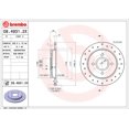 thumbnail image 2 of Par de DISCOS HIPERVENTILADOS FOCUS 2007 al 2011 FORD 2.5L L5 Traseros BREMBO ., 2 of 5