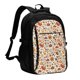 thumbnail image 1 of Easygdp Thanksgiving Food Mochila para Laptop de Viaje con Puerto USB, Mochila para Laptop con Puerto de Carga USB para Mujeres y Hombres, 1 of 7