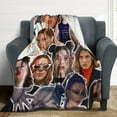 thumbnail image 4 of Millie Bobby Brown Blanket Sexy #2 Ultra Soft Flannel Fleece Blanket Stylish Bedroom Living Room Sofa Warm Blanket All Season Use 30""*40""（76 * 100cm）, Style-5, 4 of 6
