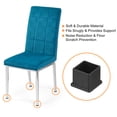 thumbnail image 3 of Uxcell 26Pack Square Chair Leg Caps, 30mm x 30mm OD Black Furniture Feet Pads Table Foot Cover Caps, 3 of 6