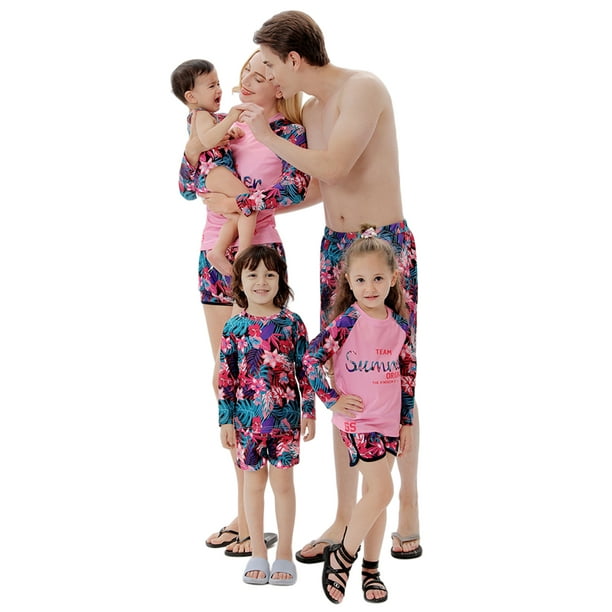 Matching Swimwear Set for Family Mother Daughter Bikini Swimsuits