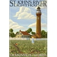 thumbnail image 3 of Jacksonville, Florida, St. Johns River Lighthouse (100% Cotton Canvas Reusable Tote Bag), 3 of 3
