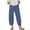 2-3-Blue, variant on SELONE Wide Leg Linen Pants for Women High Waist With Pockets Baggy Wide Leg Elastic Waist Casual Long Pant Trousers Loose Solid for Everyday Wear Running Work Casual Event Hot Pink L