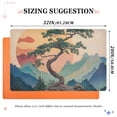 thumbnail image 6 of Yayeee Doormat for Indoor Entrance 32" x 20" Non Slippery Floor Rug, Pine Tree at Dawn, 6 of 8