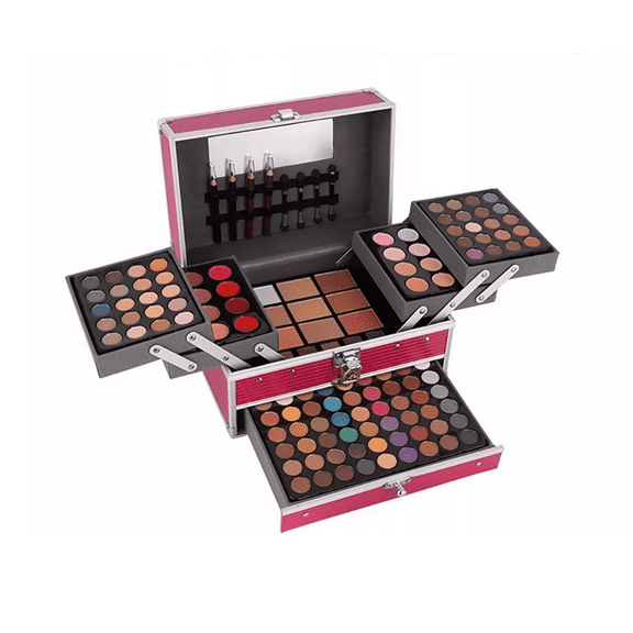 Kit De Maquillaje Maletin Rosa