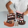 thumbnail image 1 of Juego de mostrador de helados, tienda de juegos, juego de aprendizaje preescolar, tienda de comida de imitación, juguetes para fiestas navideñas para, 1 of 8
