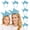 Blue, variant on 6 Pcs Fish Headbands Costume Party Accessory Halloween Headband Easter Decoration