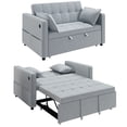 thumbnail image 1 of HOMCOM Canapé-Lit, Sofa-Lit Escamotable avec Chargement USB, Dossier Réglable, 1 of 10