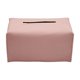 thumbnail image 3 of Funda de piel sintética para caja de pañuelos, rectangular, moderna y decorativa, para servilletas. Rosado, 3 of 8