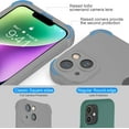 thumbnail image 3 of UTAH-Compatible avec iPhone 14 Étui avec [2 Protecteurs d'Écran en Verre Trempé][Test de Chute de Qualité Militaire][Protection de Caméra Intérieure] Étui Antichoc Intégrale pour iPhone 14 6.1 Pouces-Gris, 3 of 4