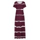 thumbnail image 3 of Vestido de Manga Corta para Mujeres Sexy Impreso Cuello en V Vestido Largo Delgado, Moda de las Señoras para la Primavera Y el Verano, 3 of 5