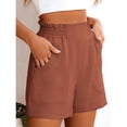 thumbnail image 4 of Shorts for Women Summer Casual Elastic High Waisted Wide Leg Cute Dressy 2026 Vacation Beach Clothes, 3XL, 4 of 6