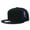 Black, variant on 1133 7 Panel Trucker Caps, Black