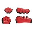 thumbnail image 3 of Botas para patas delanteras de caballo, transpirables, que absorben los impactos, evitan resbalones, forro suave, ligeras, protección para patas de caballo, color rojo, talla M, 3 of 14