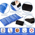 thumbnail image 5 of Gel Ice Cold Packs - (2-Piece Set) Soft Reusable Cold/Hot Compress, Provides Alleviate Joint and Muscle Pain. Flexible Therapy from Injuries - Shoulder, Back, Knee, Neck, Ankle & More., 5 of 7