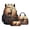 Brown-Deer Tree, variant on Kuiaobaty Deer Tree Print Backpack and Lunch Box Set for Girls Boys Insulated Lunch Bag Pencil Case with Zipper Lightweight Backpack and Pencil Bag for School Camping Picnic