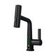 thumbnail image 1 of Waterfall Pull Out Kitchen Faucet Intelligent Digital Display Cold Hot Mixer Taps Rotatable Sink Lifting Basin Faucet-C, 1 of 5