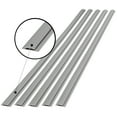 thumbnail image 2 of FASÄDE 47 in. Decorative Vinyl Divider Trim Argent Silver (5 Pack), 2 of 8