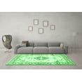 thumbnail image 3 of Ahgly Company Indoor Round Medallion Emerald Green Traditional Area Rugs, 7' Round, 3 of 4