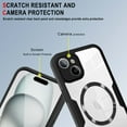 thumbnail image 5 of Strong Magnetic Phone Case for For iPhone 15,[Built-in Screen Protector][Compatible with Magsafe][Military Shockproof Dropproof] Heavy Duty Transparent Phone Case Cover,Darkgreen, 5 of 8