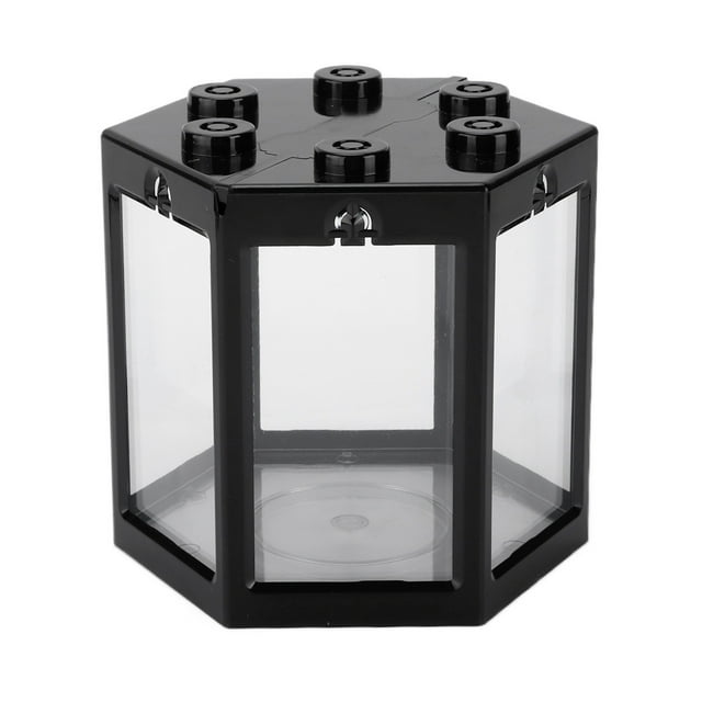 Small Aquarium Fish , Plastic Material Mini Fish Portable Ultra Resistant Liner For Office Decoration White,Black,Transparent