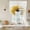 Off-White, variant on Yellow Sunflowers Balloon Curtains for Bedroom/Front Door/Bathroom, You Are My Sunshine Wood Rustic Tie Up Curtains 63 Inch Length Light Filtering Kitchen Curtains Shades for Windows 46"x63"