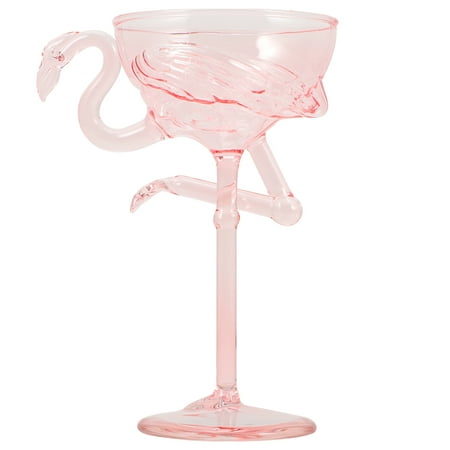 

Cocktail Drinkware Simple Glass Drinking Goblet Cocktail Drinking Cup Flamingo Footed Cup