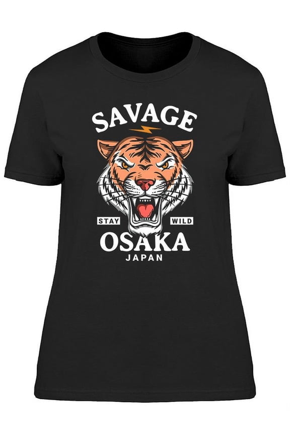 Savage Osaka Design T-Shirt Women -Image by Shutterstock, Female XX-Large