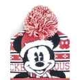 thumbnail image 3 of Disney Mickey Mouse Pom Beanie, Red White, 3 of 3