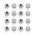 thumbnail image 3 of de acrílico colorido 50 Piezas De Voleibol Ronda De Acrílico Sueltos Espaciador Gran Agujero Accesorios Hallazgos Para La Fabricación De Artesanías De Joyería De 12 Mm, 3 of 7