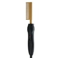 thumbnail image 1 of Brosse Lissante Portable pour Cheveux Raides et Bouclés Multifonction Or, 1 of 7