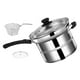 thumbnail image 5 of 1 Juego de olla de acero inoxidable, colador de Pasta, cesta, olla para espagueti, olla para freír, 5 of 6
