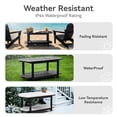thumbnail image 7 of Hausfame 2-Tier Adirondack Outdoor Coffee Table, Durable HDPE Weather-Resistant End Table, Black, 7 of 7