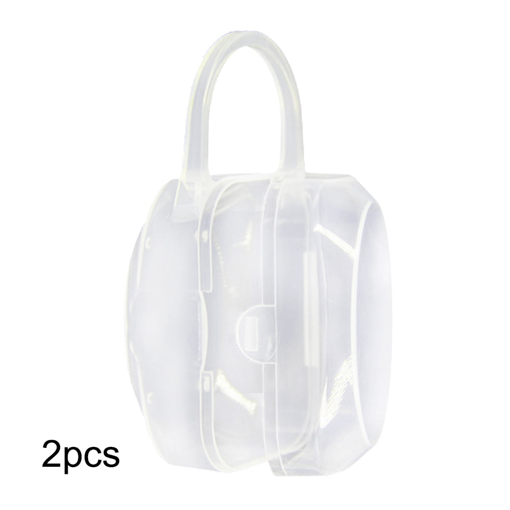 2 Pcs Portable Pacifier Clip Holder Baby Pacifier Nipple Case Holder Travel Box;2 Pcs Portable Pacifier Clip Holder Baby Pacifier Nipple Case Holder Box