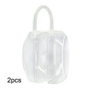 sugeryy 2 Pcs Portable Pacifier Clip Holder Baby Pacifier Nipple Case Holder Travel Box