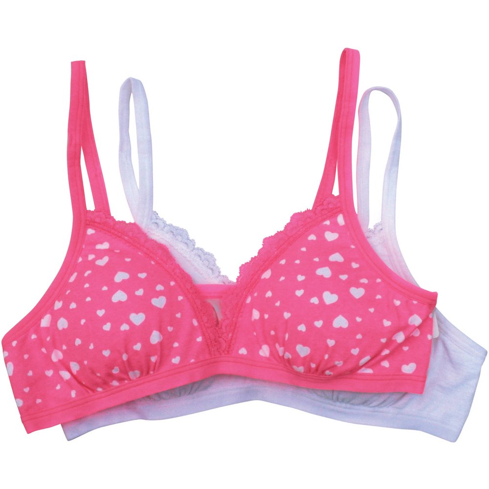 Fruit of the Loom Girls Classic Bralette with Removable Pads, FT519