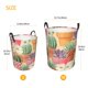 thumbnail image 3 of Fotbe Succulent And Cactus Cesto de Ropa con Asas, Cesto Impermeable de Gran Capacidad, Bolsa de Lavado para Dormitorio, Cesto de Ropa con Ruedas y Asas-Medium, 3 of 6