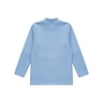 thumbnail image 3 of iiniim Boys' Girls' Thermal Compression Shirt Fleece Lined Undershirt Long Sleeve Base Layer Tops Size 2-16 Light Blue 15-16, 3 of 7