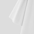 thumbnail image 6 of CLOISE 3/4 Length Sleeve Mens Tops Raglan Sleeve Shirts Loose Solid Color V Neck Pullover Cotton Blend Casual Fall Clothes White S, 6 of 7